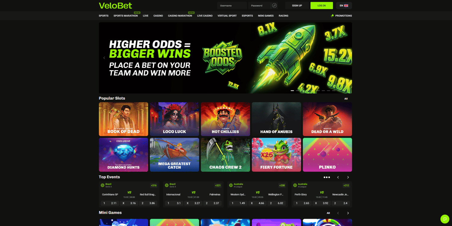 Velobet Casino UK